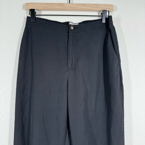 Marine Layer Women's Black Allison Straight Leg Pants Medium Style 13541 - Picture 2 of 8